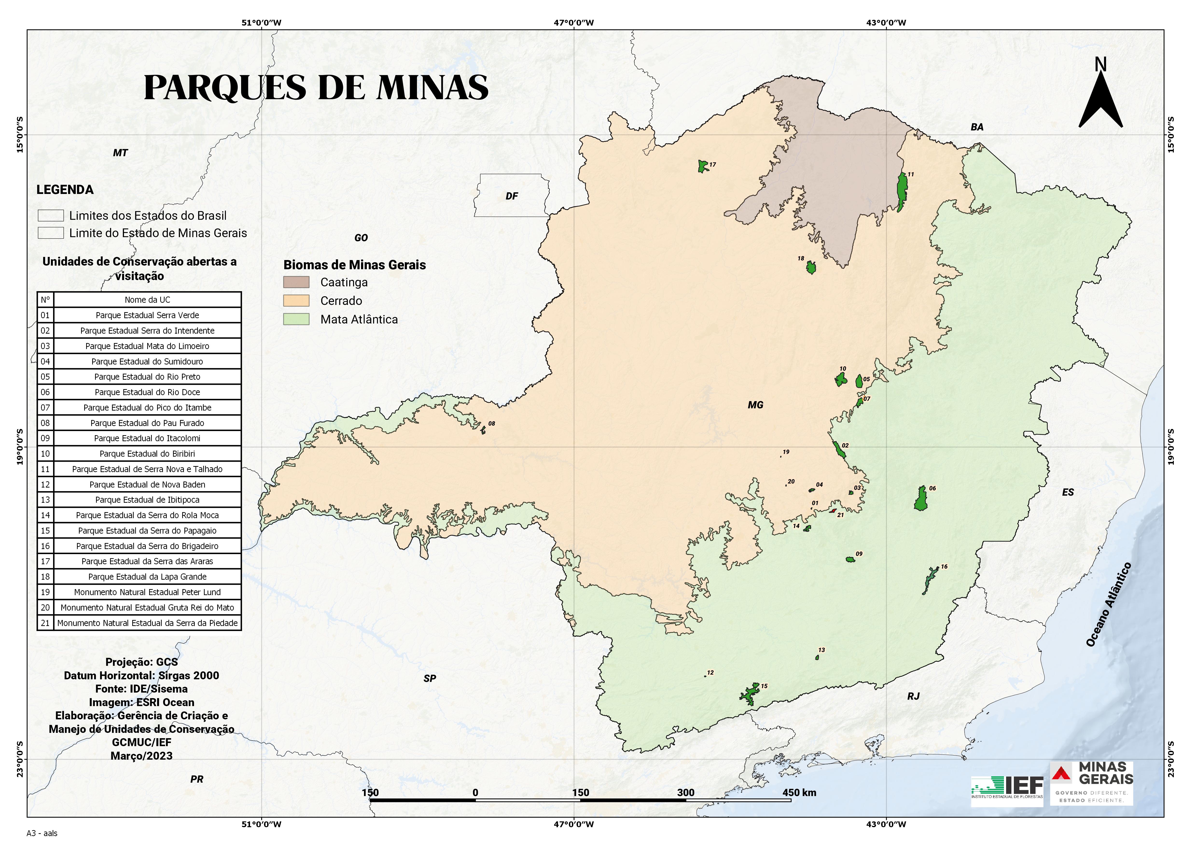 Mapa UCS visitacao atualizado marco 2023